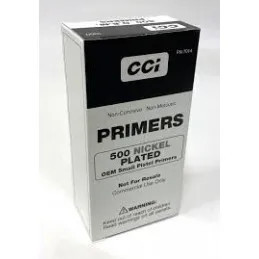CCI Small Pistol 500 nickel plated