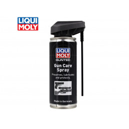 Spray d’entretien Liqui-Moly Guntec 200ml, conçu pour protéger et maintenir les performances des armes.