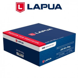 Douilles vides .300 Win Mag Lapua, boîte de 100 unités pour rechargement