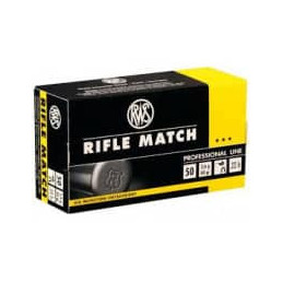 CARTOUCHES RWS RIFLE MATCH CALIBRE 22LR