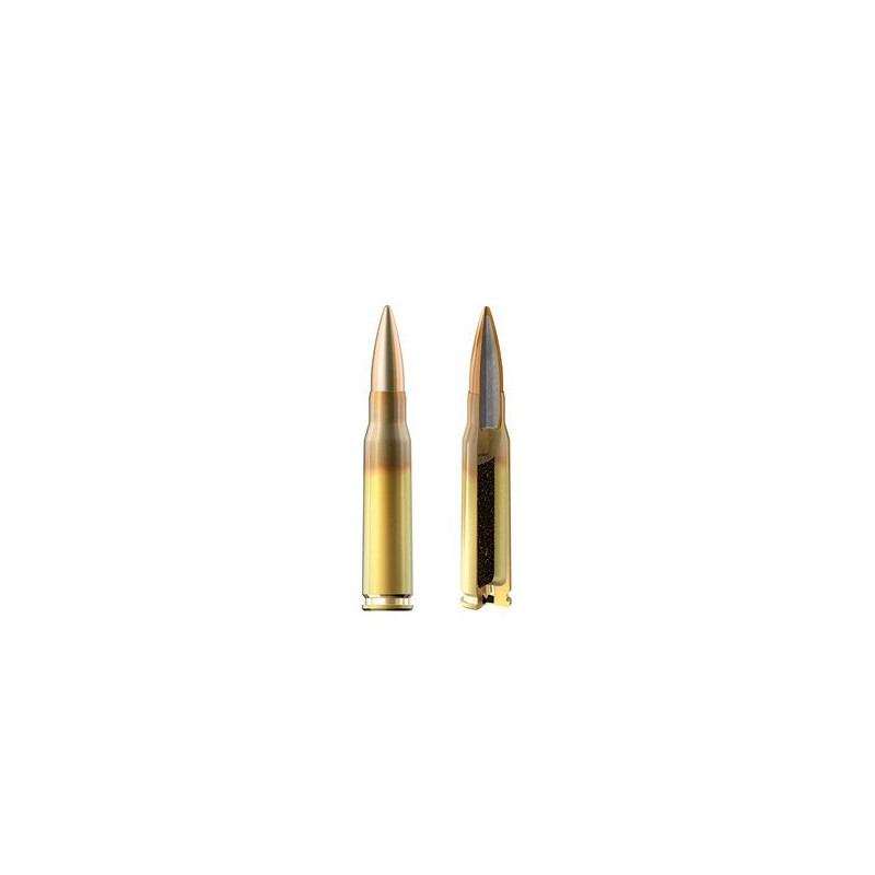 Cartouches MEN calibre 308 Win. à projectile de 168 grains HPBT Match Sierra