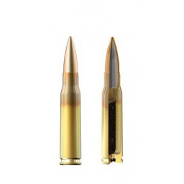 Cartouches MEN calibre 308 Win. à projectile de 168 grains HPBT Match Sierra